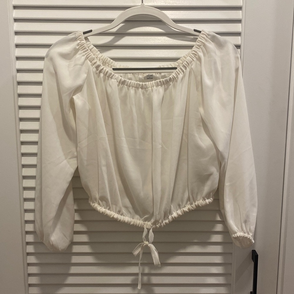 Wilfred Off the shoulder Small White Blouse